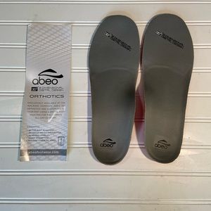 Abeo Men Size 12.5 New Orthotic Inserts 1 Pair 3D 3 Dimensional Digital Design